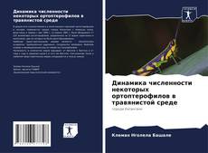 Buchcover von Динамика численности некоторых ортоптерофилов в травянистой среде