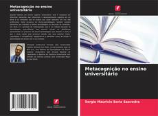 Metacognição no ensino universitário kitap kapağı