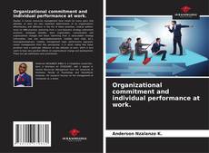 Buchcover von Organizational commitment and individual performance at work.