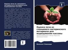 Bookcover of Оценка почв из сланцевого материнского материала для выращивания кассавы