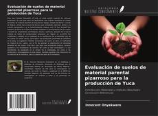 Buchcover von Evaluación de suelos de material parental pizarroso para la producción de Yuca