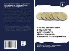 Bookcover of Анализ финансовых результатов деятельности сберегательно-кредитных кооперативов