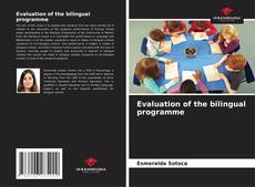 Bookcover of Evaluation of the bilingual programme