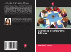Capa do livro de Avaliação do programa bilingue 