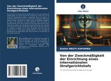 Capa do livro de Von der Zweckmäßigkeit der Einrichtung eines internationalen Strafgerichtshofs 