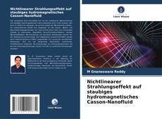 Capa do livro de Nichtlinearer Strahlungseffekt auf staubiges hydromagnetisches Casson-Nanofluid 