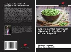Обложка Analysis of the nutritional situation in the Central African Republic