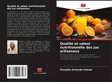 Capa do livro de Qualité et valeur nutritionnelle des jus artisanaux 