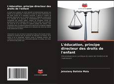 Buchcover von L'éducation, principe directeur des droits de l'enfant