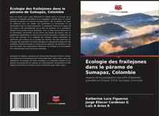 Buchcover von Écologie des frailejones dans le páramo de Sumapaz, Colombie