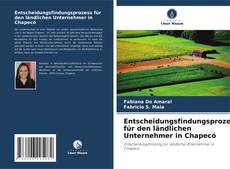 Portada del libro de Entscheidungsfindungsprozess für den ländlichen Unternehmer in Chapecó