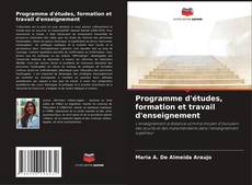 Bookcover of Programme d'études, formation et travail d'enseignement