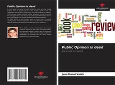 Capa do livro de Public Opinion is dead 