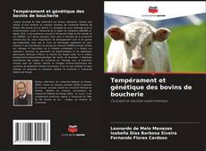 Tempérament et génétique des bovins de boucherie kitap kapağı
