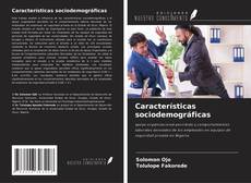 Características sociodemográficas kitap kapağı