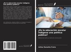 Portada del libro de ¿Es la educación escolar indígena una política pública?