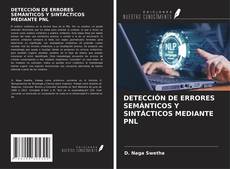 Buchcover von DETECCIÓN DE ERRORES SEMÁNTICOS Y SINTÁCTICOS MEDIANTE PNL