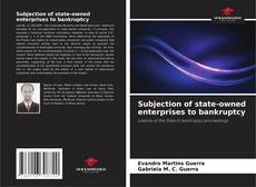 Обложка Subjection of state-owned enterprises to bankruptcy