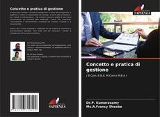 Couverture de Concetto e pratica di gestione