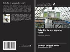 Copertina di Estudio de un secador solar