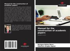 Buchcover von Manual for the construction of academic papers