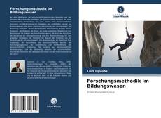 Capa do livro de Forschungsmethodik im Bildungswesen 