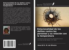 Buchcover von Estacionalidad de los delitos contra las personas y su relación con la temperatura