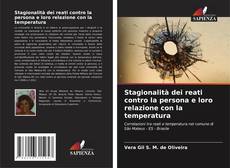 Portada del libro de Stagionalità dei reati contro la persona e loro relazione con la temperatura