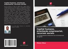Buchcover von Capital humano, orientação empresarial, recursos sociais
