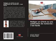 Copertina di Rédiger un article ou une publication de recherche - c'est facile