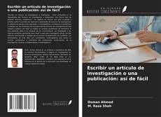 Copertina di Escribir un artículo de investigación o una publicación: así de fácil