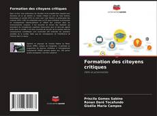 Capa do livro de Formation des citoyens critiques 