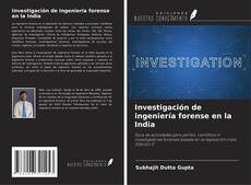 Investigación de ingeniería forense en la India kitap kapağı