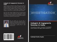 Buchcover von Indagini di ingegneria forense in India