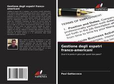 Buchcover von Gestione degli espatri franco-americani