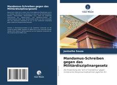 Mandamus-Schreiben gegen das Militärdisziplinargesetz kitap kapağı