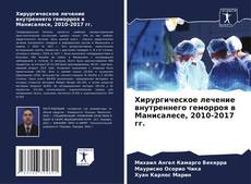 Bookcover of Хирургическое лечение внутреннего геморроя в Манисалесе, 2010-2017 гг.