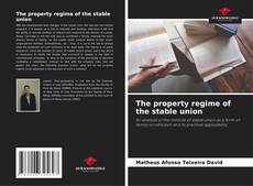 Borítókép a  The property regime of the stable union - hoz