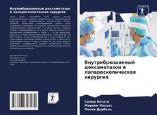 Buchcover von Внутрибрюшинный дексаметазон и лапароскопическая хирургия