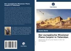 Portada del libro de Der europäische Missionar Plano Carpini in Tatarstan