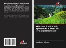 Copertina di Relazioni fondiarie in agricoltura e modi del loro miglioramento