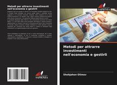 Copertina di Metodi per attrarre investimenti nell'economia e gestirli