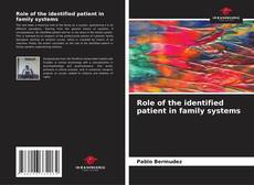 Couverture de Role of the identified patient in family systems