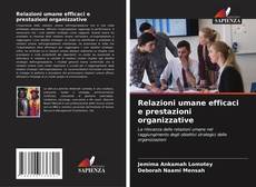 Buchcover von Relazioni umane efficaci e prestazioni organizzative