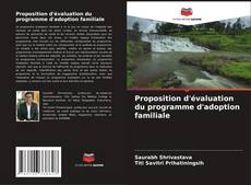Bookcover of Proposition d'évaluation du programme d'adoption familiale