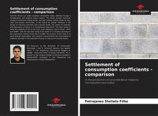 Bookcover of Settlement of consumption coefficients - comparison