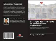Décompte des coefficients de consommation - comparaison kitap kapağı