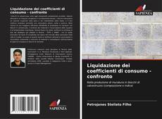 Buchcover von Liquidazione dei coefficienti di consumo - confronto