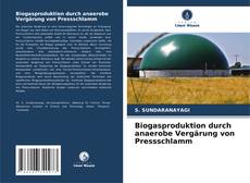 Biogasproduktion durch anaerobe Vergärung von Pressschlamm kitap kapağı