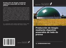 Buchcover von Producción de biogás mediante digestión anaerobia de lodo de prensa